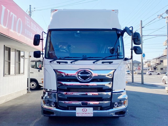 【553】日野　17プロフィア　ハイルーフ　ウィング　格納ゲート　門口ステンレス