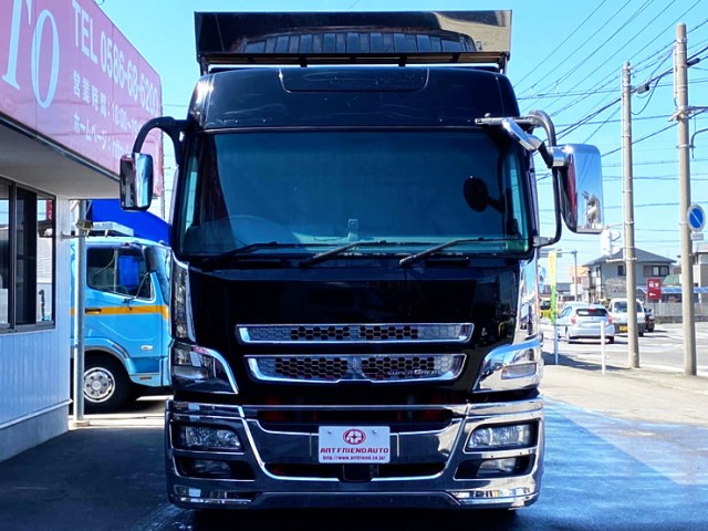 【576】ふそう　スーパーグレート　ハイルーフ　4軸　平ボディアルミB　後輪エアサス