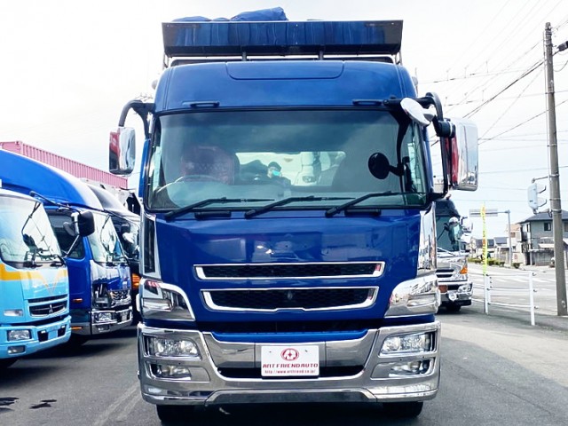 【579】ふそう　スーパーグレート　ハイルーフ　10輪　平ボディ　鉄床