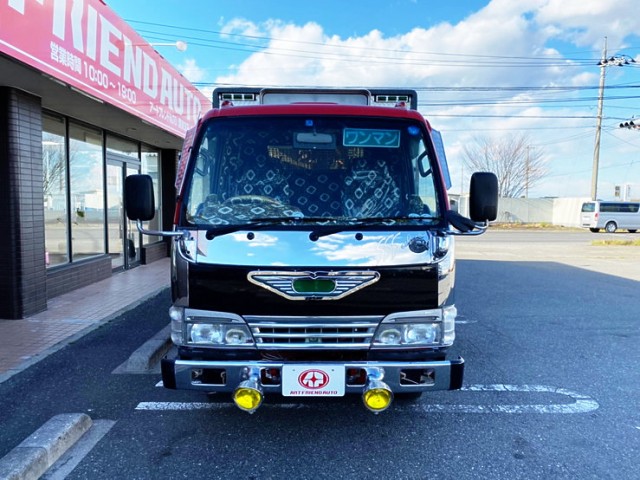 【590】いすゞ　エルフ　平ボディ　背抜き　マニ割り