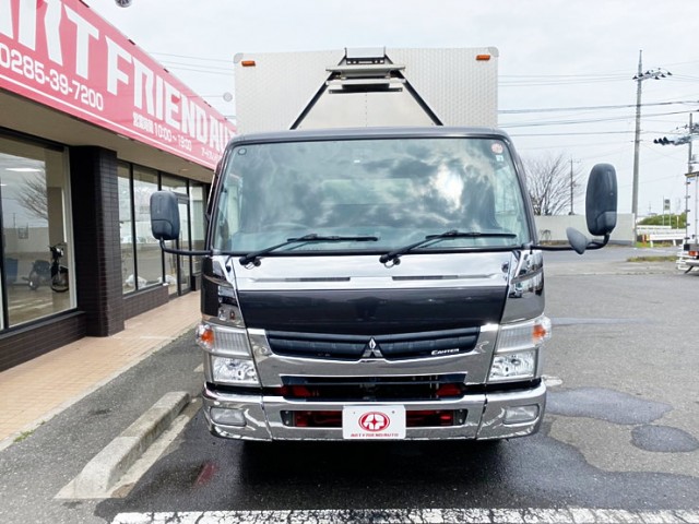 【596】ふそう　キャンター　ウィング　ワイド　門口ステンレス　150馬力