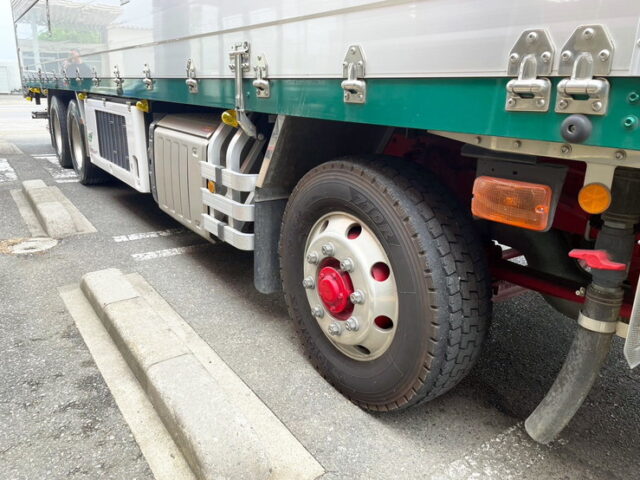 17スーパーグレート　ハイルーフ　冷凍ウィング　90アオリ　格納ゲート付　サブエンジン