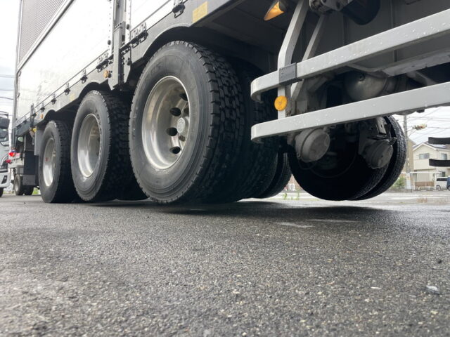 フルハーフ　トレーラーウィング　3軸　リフトアクスル(後軸残し)　1Mアオリ