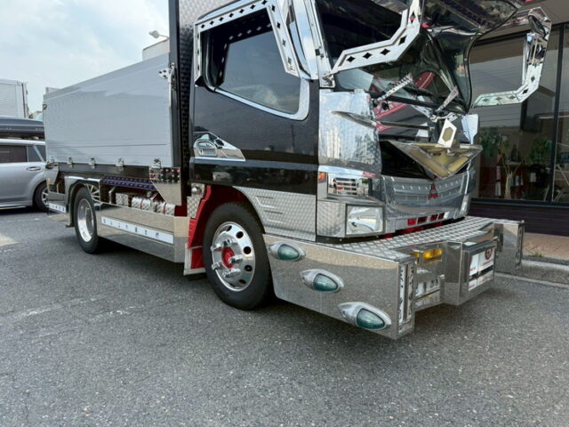 ブルーテックキャンター　平ボデーアルミブロック　架装多数　アルミホイール　標準幅　10尺