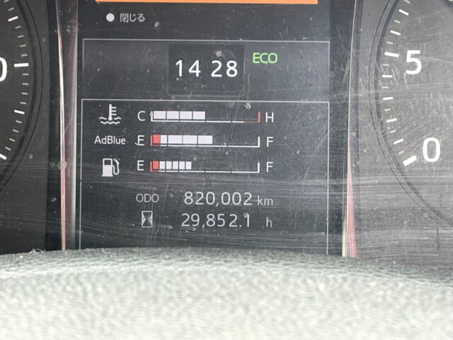 日野　17プロフィア　ハイルーフ　ウィング　7速MT　380馬力　エンジン交換済