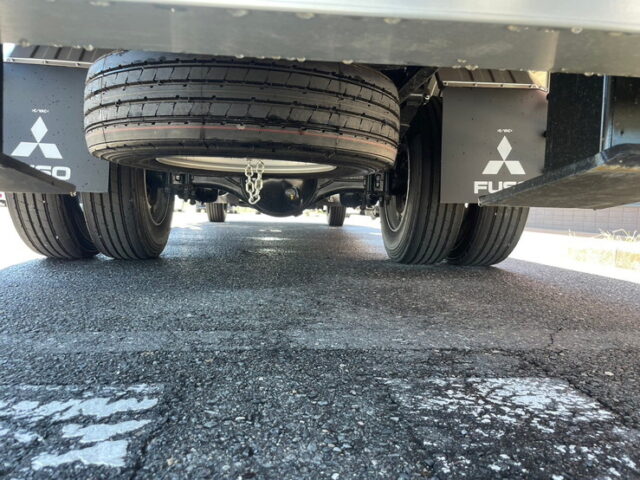 三菱ふそう：ファイター：増トン：未使用：ハイジャッキセルフ：ステンレスサイドバンパー