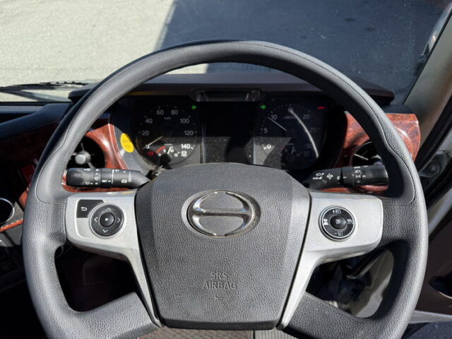 日野：17プロフィア：ハイルーフ：ウィング：リア門口ステンレス