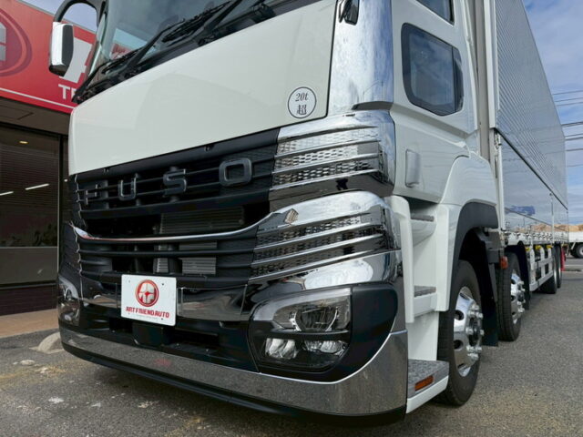 24スーパーグレート:スーパーハイルーフ:ウィング:アルミホイール:リア門口ステンレス