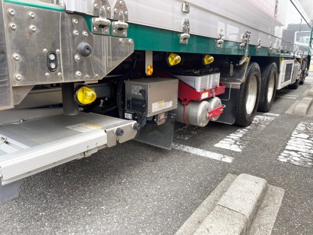 17スーパーグレート　ハイルーフ　冷凍ウィング　90アオリ　格納ゲート付　サブエンジン