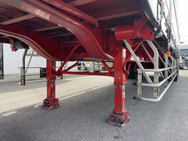 トレクス：R1年式：2軸：トレーラーウィング：リフトアクスル後ろ残し：アルミホイール