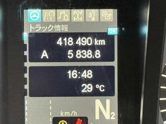 17スーパーグレート：ハイルーフ：メッキ多数：アルミホイール：リア門口ステンレス