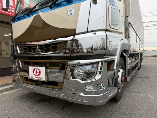 17スーパーグレート:ハイルーフ:ウィング:メッキ多数:前後門口ステンレス