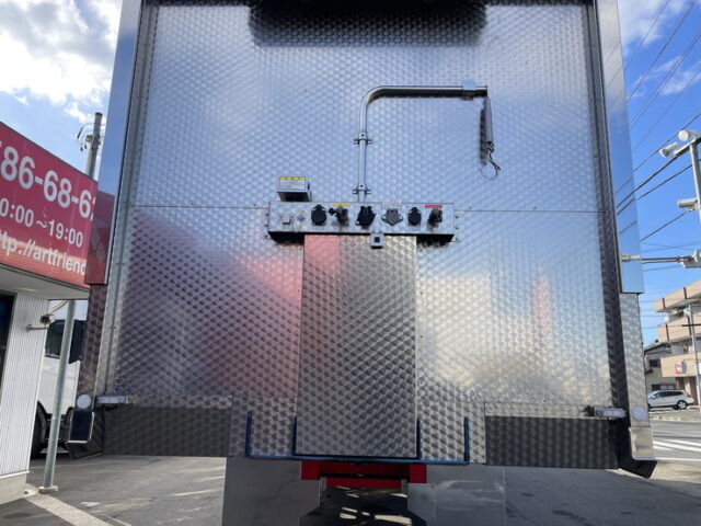 令和4年式 トレクス製 3軸 段付きトレーラーウィング リフトアクスル 後軸残し