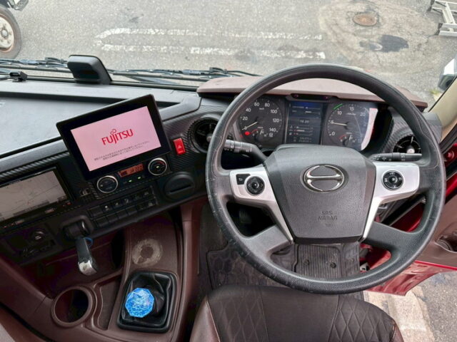 日野：17プロフィア：ハイルーフ：ウィング：メッキ多数：格納パワーゲート