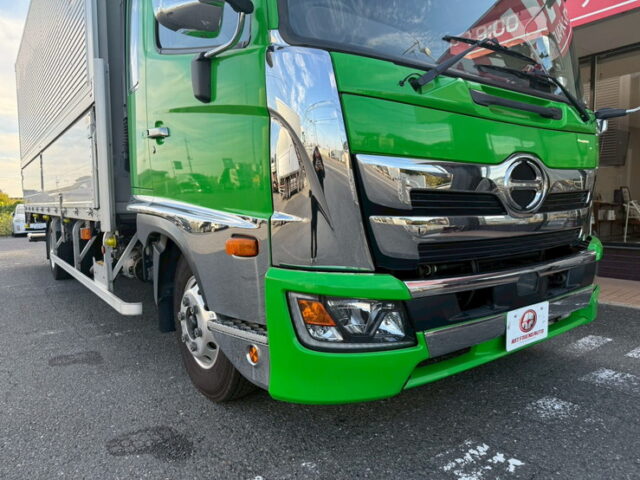 日野：17レンジャー：ハイルーフ：ウィング：6200ワイド：格納ゲート：エアサス