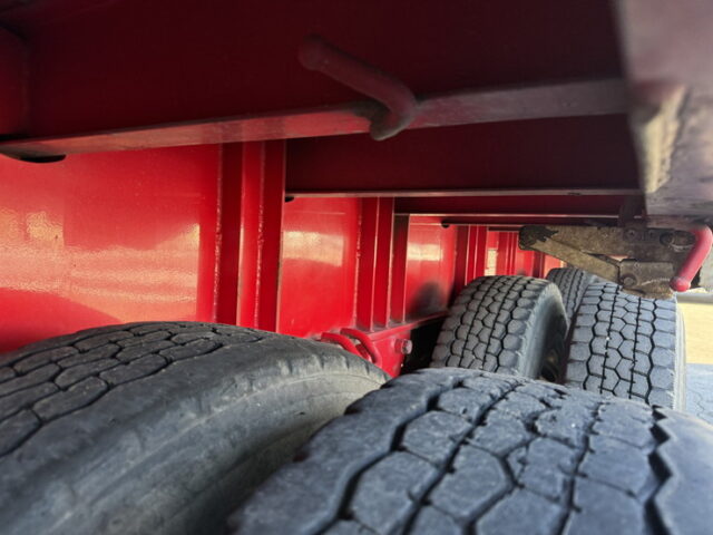 日本トレクス:トレーラー:平ボデー:アルミブロック:1Mアオリ:リフトアクスル:中残し