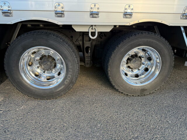 17スーパーグレート：ハイルーフ：ウィング：ステンレス多数：リア門口ステンレス