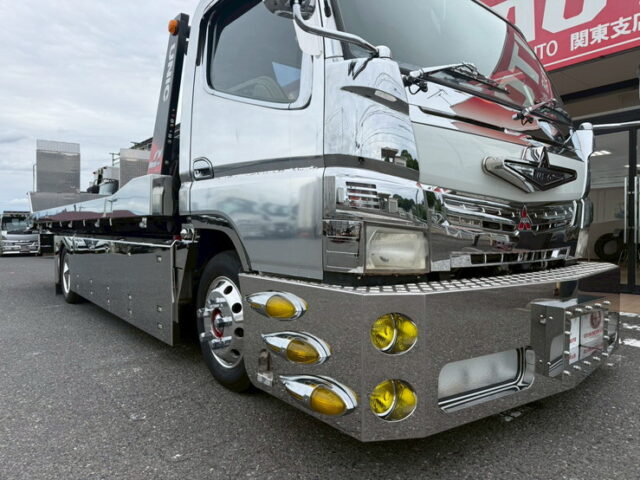 ブルーテックキャンター：積載車：架装多数：古河ユニック：デュオニック：150馬力