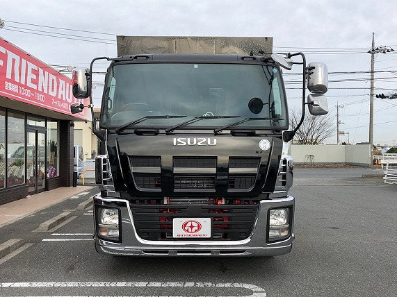 【315】いすゞギガ　低床　アルミブロック　平ボデー　リヤエアサス