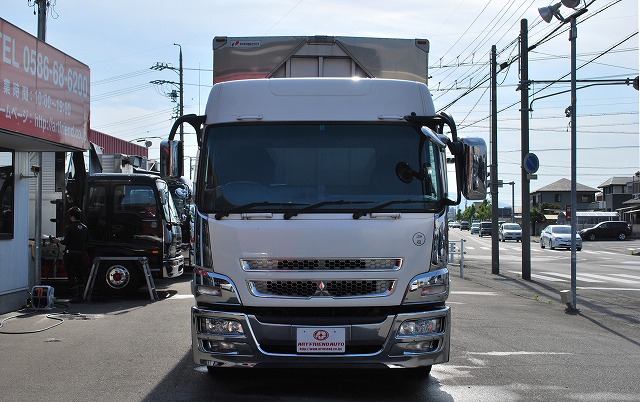 【227】三菱ふそうスーパーグレート　低床　アルミウイング　ハイルーフ　格納ゲート