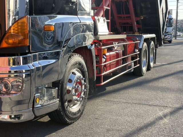 日野 グランドプロフィア フックロール 箱付き 25立米 2デフ メッキ多数