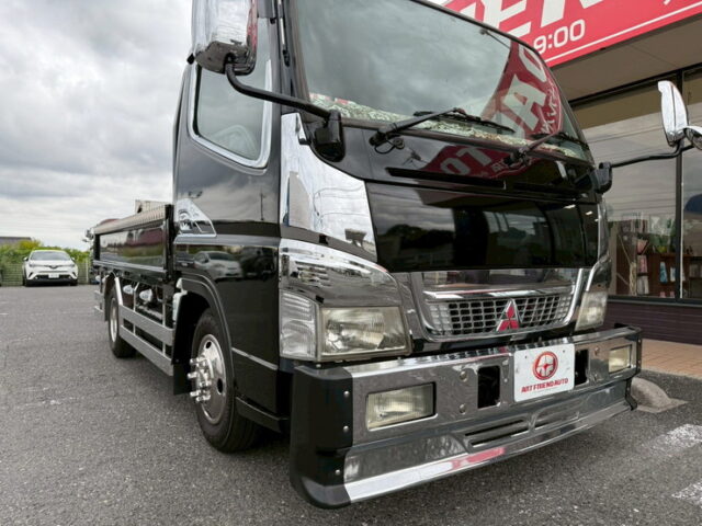 キャンター：平ボデー：前出しバンパー：ステンレスサイドバンパー：マニュアル