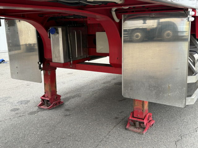 日本トレクス：トレーラー冷凍ウィング：段付き：2軸：前壁冷凍機：リフトアクスル