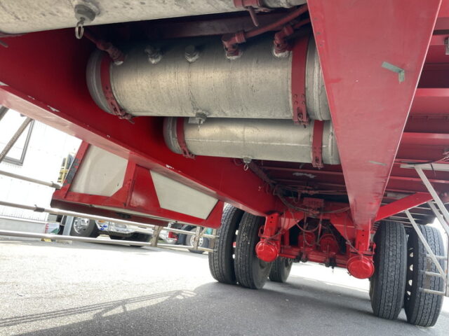 トレクス：R1年式：2軸：トレーラーウィング：リフトアクスル後ろ残し：アルミホイール