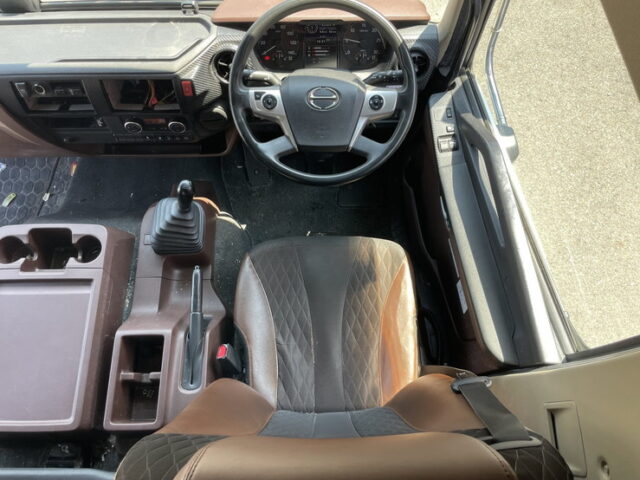 日野：17レンジャー：ハイルーフ：ウィング：7200ワイド：ステンレス多数：エアサス