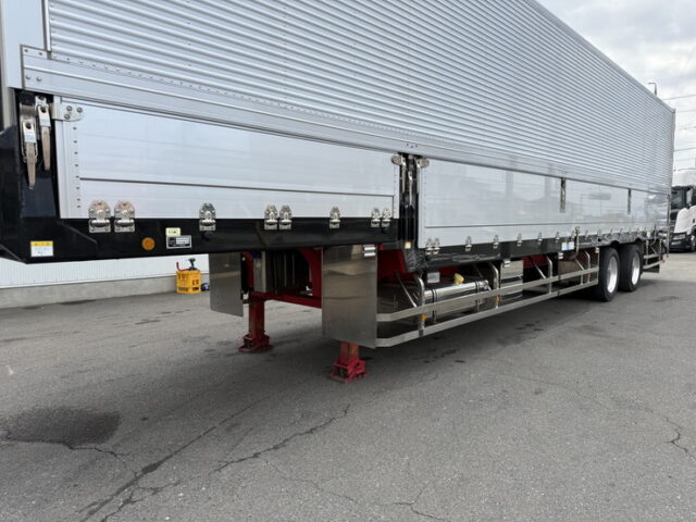 日本トレクス：トレーラー冷凍ウィング：段付き：2軸：前壁冷凍機：リフトアクスル