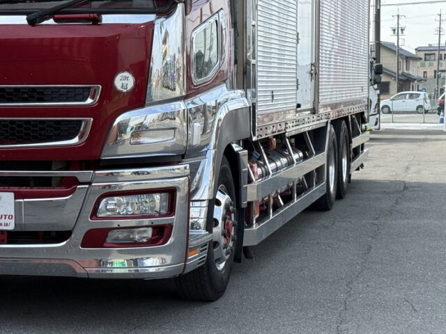 スーパーグレート:冷凍バン:左片扉:ジョロ4キーストン:サブエンジン:総輪エアサス