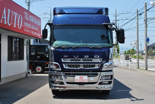 【255】三菱スーパーグレート　中低床　アルミウイング　ハイルーフ　リヤエアサス