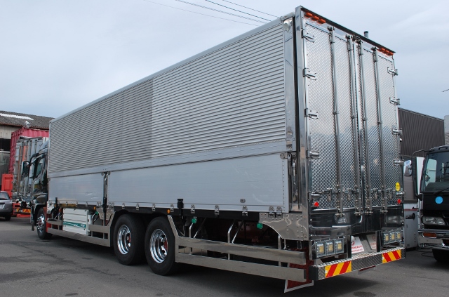 【259】三菱ふそうスーパーグレート　中低床　冷凍ウイング　ハイルーフ　総輪エアサス