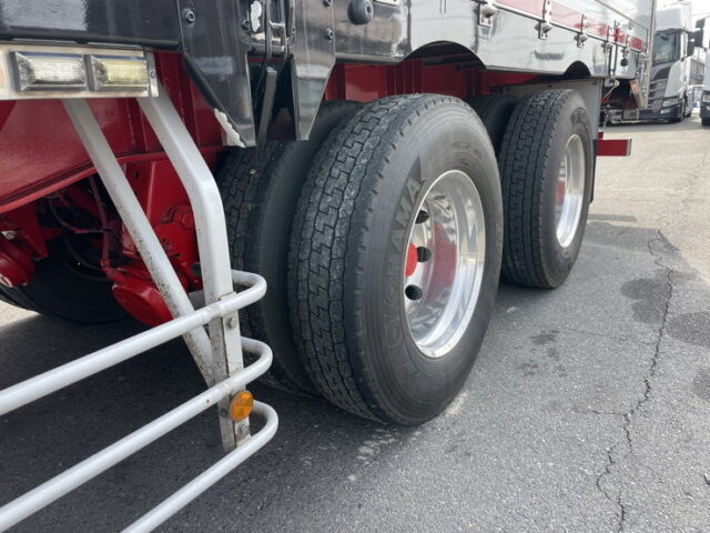 トレクス：R1年式：2軸：トレーラーウィング：リフトアクスル後ろ残し：アルミホイール