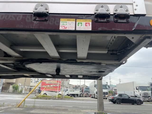 フルハーフ　トレーラーウィング　3軸　リフトアクスル(後軸残し)　1Mアオリ