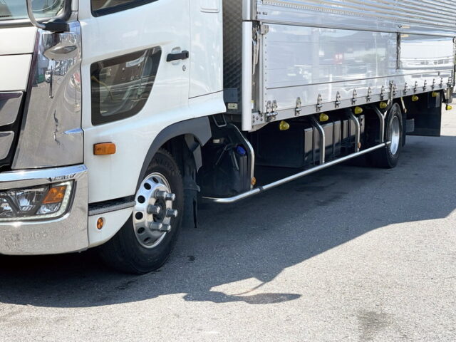 日野：17レンジャー：ハイルーフ：ウィング：7200ワイド：ステンレス多数：エアサス