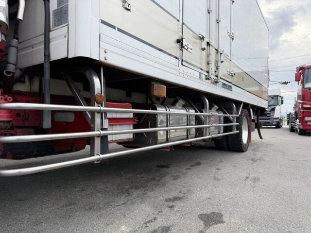 日野：レンジャープロ：ハイルーフ：冷凍バン：左観音扉：キーストン床：エアサス