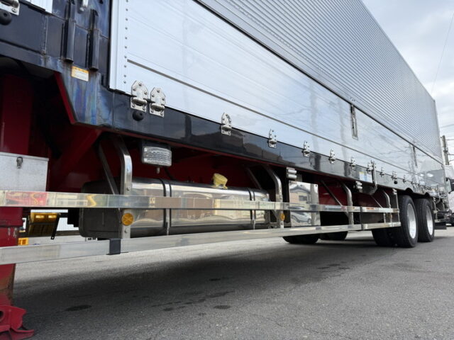 日本トレクス：トレーラー冷凍ウィング：段付き：2軸：前壁冷凍機：リフトアクスル