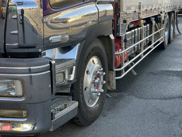 いすゞ：ギガ：冷凍ウィング：造りボディ：ステンレス多数：エアサス：1M10アオリ