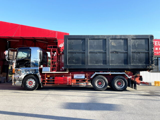 日野 グランドプロフィア フックロール 箱付き 25立米 2デフ メッキ多数