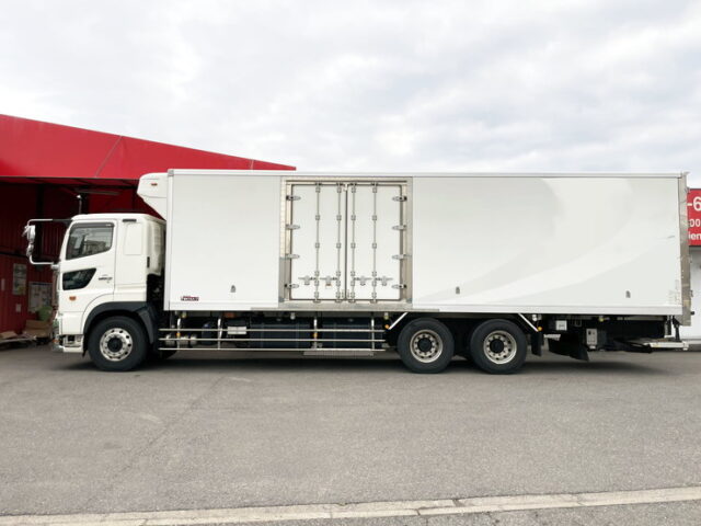日野　17プロフィア　冷凍バン　ジョロダー4列　キーストン床　サブエンジン　TU85SA　格納ゲート