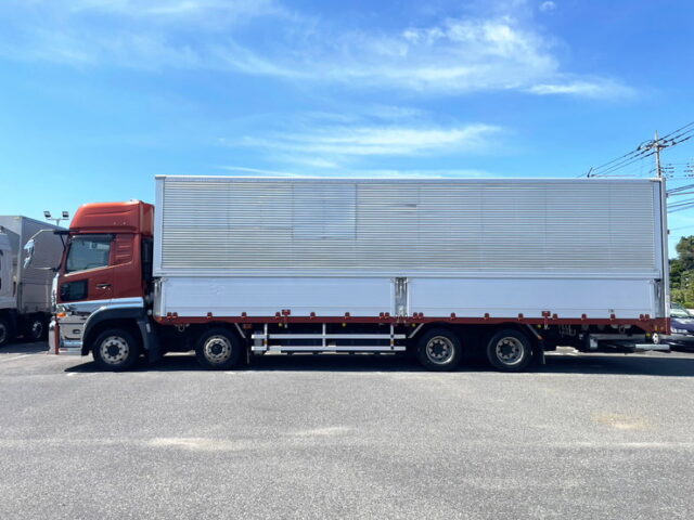 【1578】Ｈ30 クオン ハイルーフ アルミウィング 格納ゲート　メッキ多数　アルミホイール