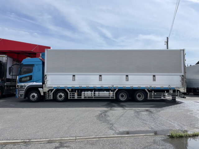 三菱ふそう　17スーパーグレート　ハイルーフ　冷凍ウィング　架装多数　木床　菱重製直結冷凍機
