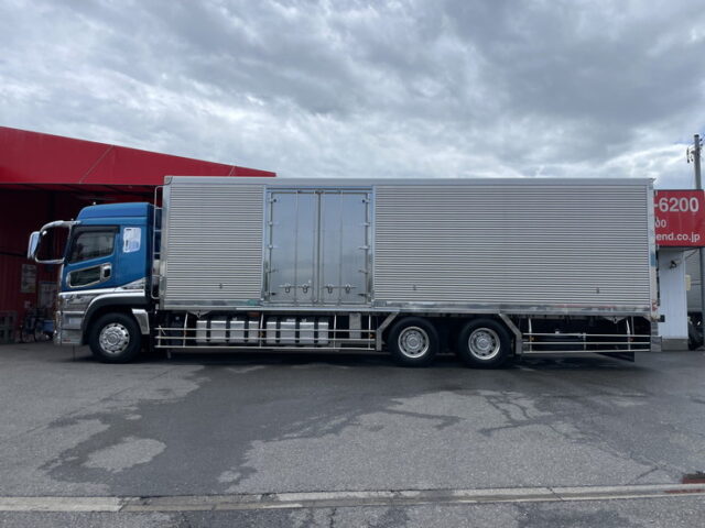 17スーパーグレート　ハイルーフ　冷凍バン　矢野特殊ボディ　コルゲート　サブエンジン