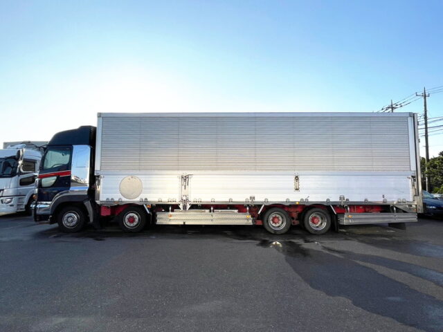 【1563】H23　プロフィア　ハイルーフ　架装多数　ボディー枠オールステンレス　メッキホイール