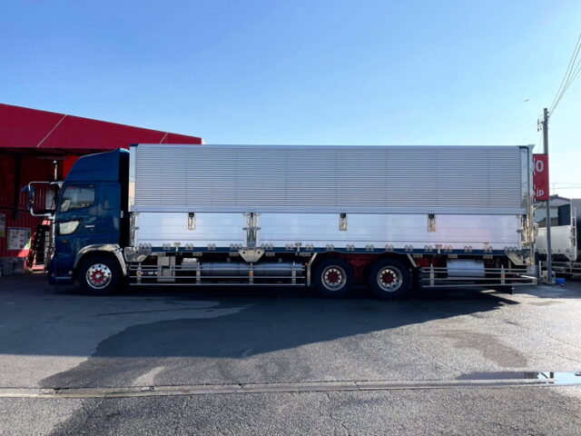 17プロフィア　ハイルーフ　ウィング　造りボディ　90アオリ　ステンレス多数　7速MT