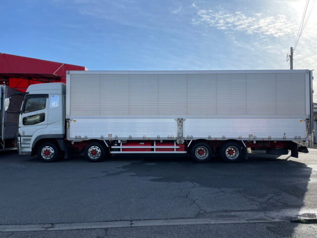 【1633】H25　スーパーグレート　ハイルーフ　ウィング　リア門口ステンレス　メッキ多数　アルミホイール