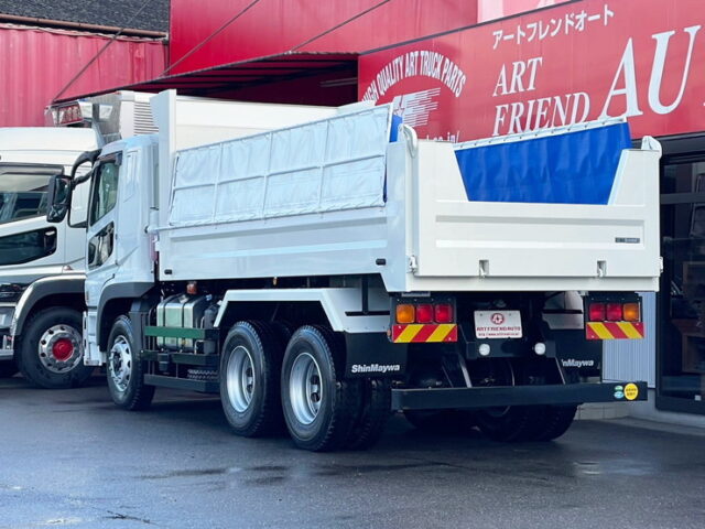 【1576】R5　17スーパーグレート　ダンプ　5100×2200　未使用　7速MT　新明和ボデー