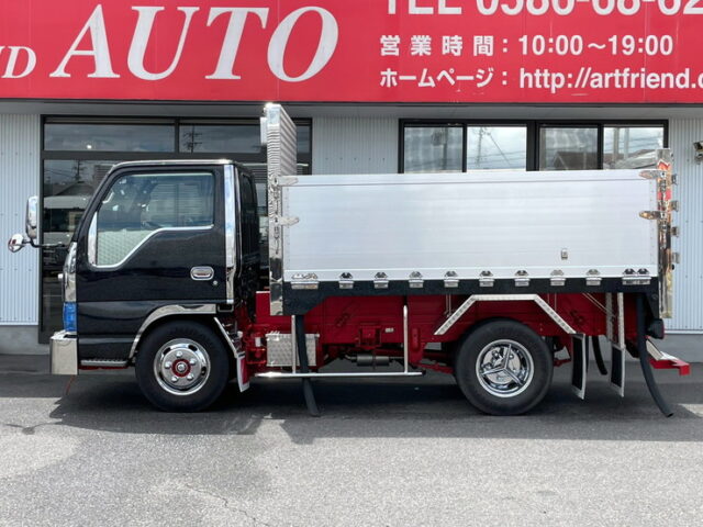 【1547】H14　エルフ　平ボデーアルミブロック　造りボディ　標準幅　架装多数