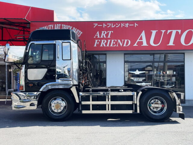 日野　テラヴィ　ハイルーフ　トレーラーヘッド　エアサス　430馬力　ダブルマフラー　F21C